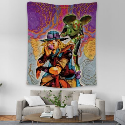 Trippy Gyro Zeppeli Ball Breaker Jojo’s Bizarre Adventure Tapestry