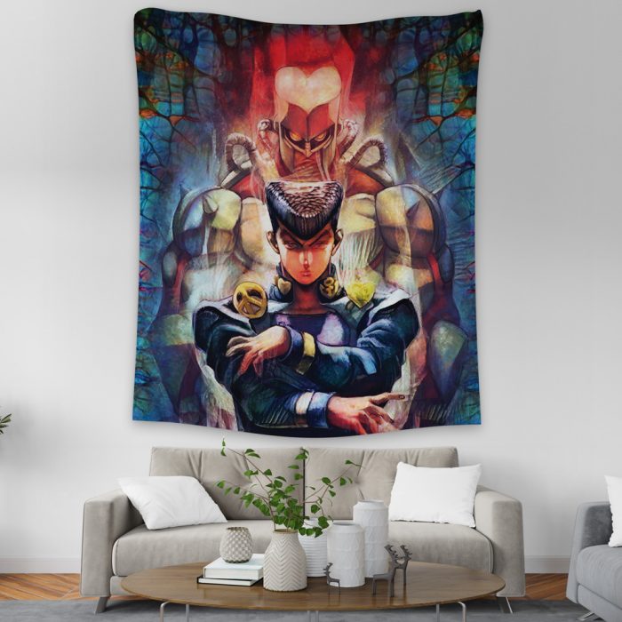 Trippy Josuke Shining Diamond Jojo’s Bizarre Adventure Tapestry