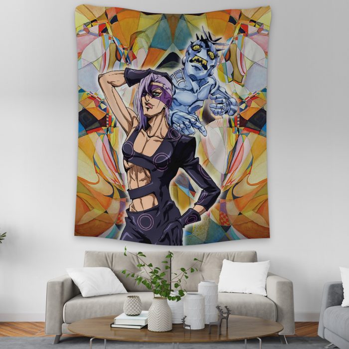 Trippy Melone Babyhead Jojo’s Bizarre Adventure Tapestry