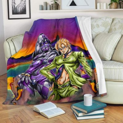 Pannacotta Fugo Purple Smoke Jojo's Bizarre Adventure Blanket