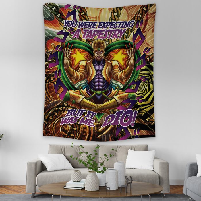 Trippy Medidating Dio It Was Me JoJo's Bizarre Adventure Tapestry