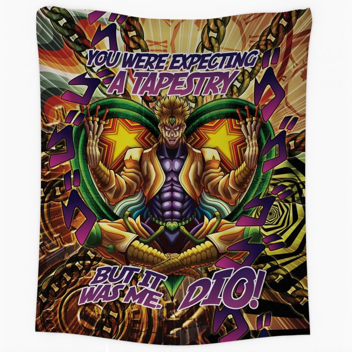 Trippy Medidating Dio It Was Me JoJo's Bizarre Adventure Tapestry