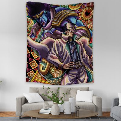 Trippy Jotaro Kujo JoJo's Bizarre Adventure Tapestry