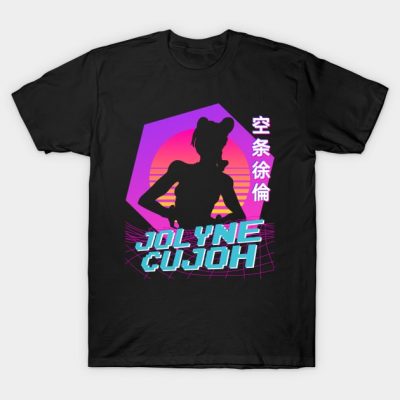 Jolyne Cujoh Vaporwave T-Shirt Official Cow Anime Merch