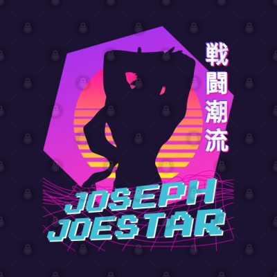 Joseph Joestar Vaporwave Mug Official Cow Anime Merch