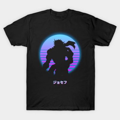 Joseph Joestar Retro 80S T-Shirt Official Cow Anime Merch