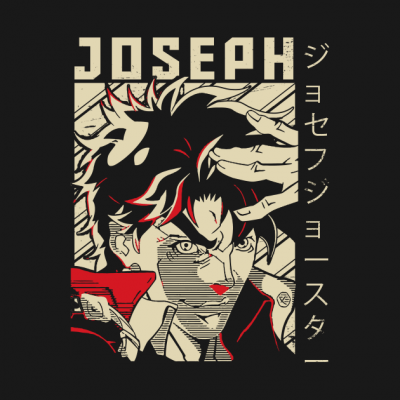 Joseph Joestar T-Shirt Official Cow Anime Merch