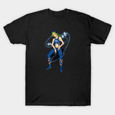 Jolyne Cujoh Blue Version T-Shirt Official Cow Anime Merch