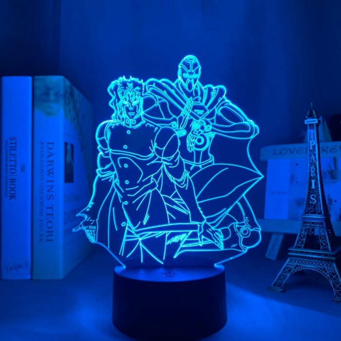 3d Light Anime JoJo Bizarre Adventure for Bedroom Decor Light Birthday Gift Manga Jojo Figure Led - JJBA Store