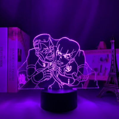 Anime Led Light JoJo s Bizarre Adventure for Bedroom Decor Nightlight Child Brithday Gift Manga Room 2 - JJBA Store