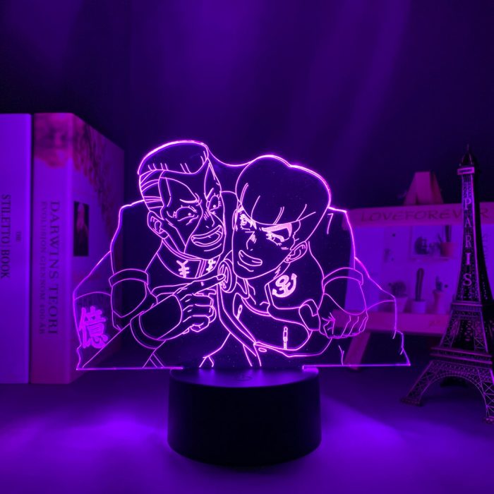 Anime Led Light JoJo s Bizarre Adventure for Bedroom Decor Nightlight Child Brithday Gift Manga Room 2 - JJBA Store