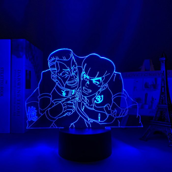 Anime Led Light JoJo s Bizarre Adventure for Bedroom Decor Nightlight Child Brithday Gift Manga Room - JJBA Store