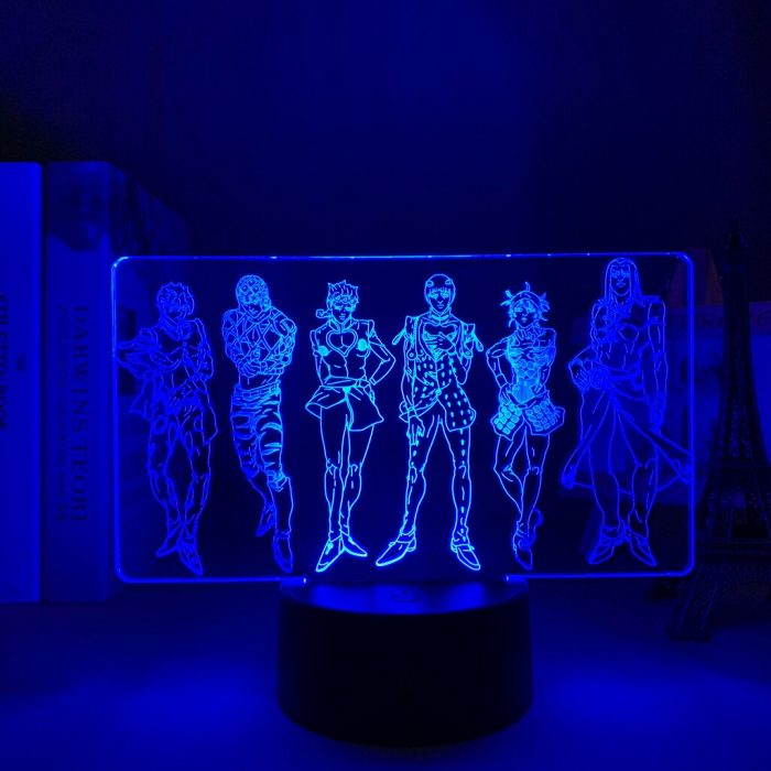 Anime Led Light JoJo s Bizarre Adventure for Kids Bedroom Decoration Nightlight Birthday Gift Room Decor 1 - JJBA Store