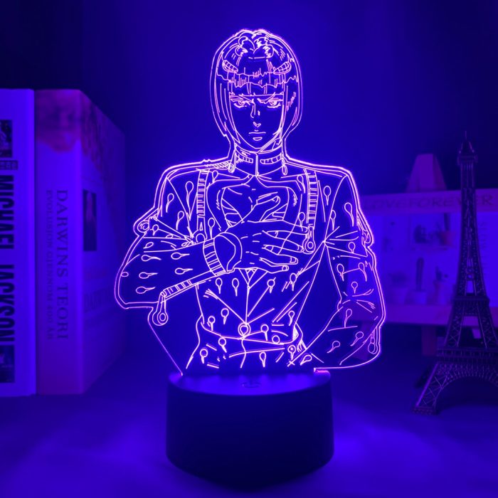 JoJos Bizarre Adventure Led Night Light for Bedroom Decor Birthday Gift BL Anime 3d Lamp Bruno 1 - JJBA Store