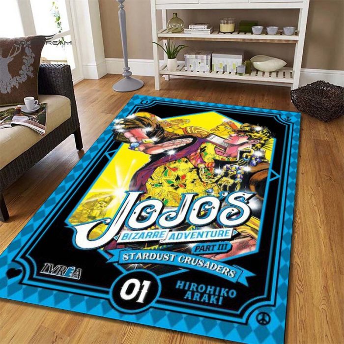 Jojo s Bizarre Adventure Area Rug JOJO Carpet Anime Rug Holiday Gifts Rugs For Living Room 13 - JJBA Store