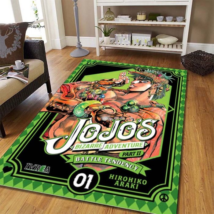 Jojo s Bizarre Adventure Area Rug JOJO Carpet Anime Rug Holiday Gifts Rugs For Living Room 3 - JJBA Store