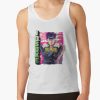 Jojo'S Bizarres Adventures Josukes Clouds Funny Tank Top Official Cow Anime Merch