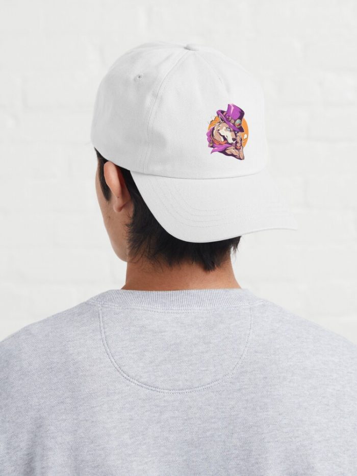 Jojo'S Bizarre Adventure-Dog Sticker Cap Official Cow Anime Merch