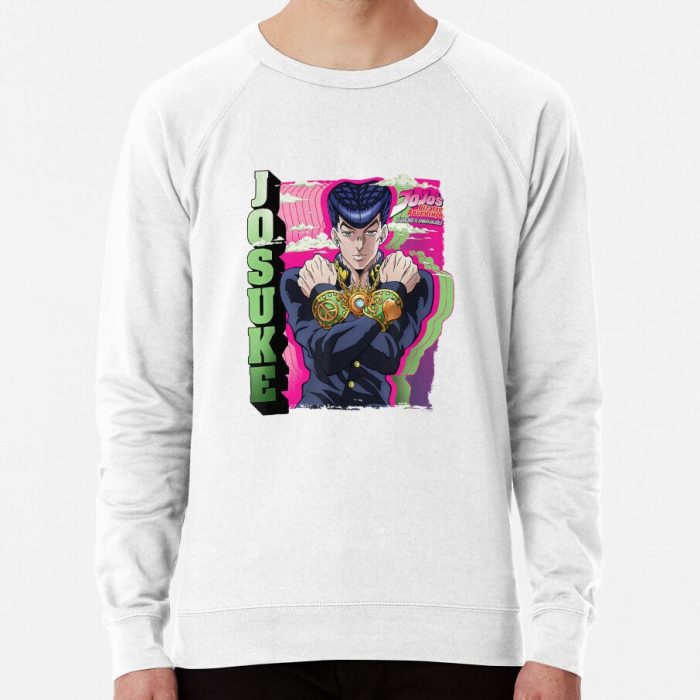 Jojo'S Bizarres Adventures Josukes Clouds Funny Sweatshirt Official Cow Anime Merch