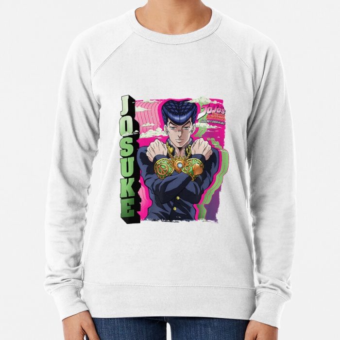 Jojo'S Bizarres Adventures Josukes Clouds Funny Sweatshirt Official Cow Anime Merch