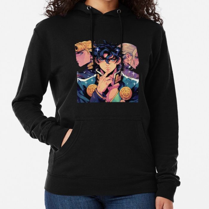 Stellar Adventures: Jojo'S Unreal Journey Hoodie Official Cow Anime Merch